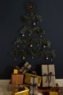 Décoration originale d'une pièce pour la nouvelle année