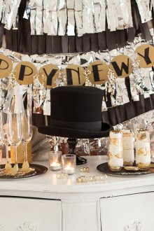 Décor de fête du nouvel an