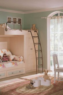 Quarto infantil com móveis Provence