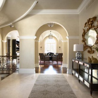 Round interior arch
