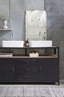 Muebles de baño negro