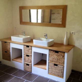 Muebles de baño de estilo rústico