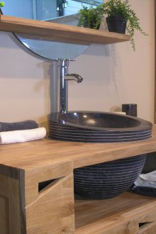Muebles de baño de madera maciza