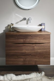 Muebles de baño de nogal