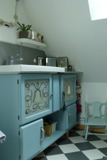 Muebles de baño de estilo retro