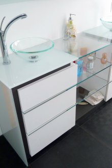 Muebles de baño de vidrio