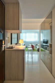 Studio-Apartment Innenraum 30 qm