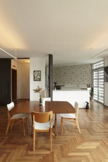 Großes Studio-Apartment Interieur