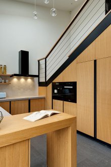 Studio Apartment Interieur mit Küche