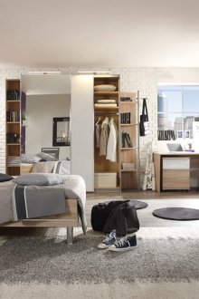 Studiowohnungsinnenraum für einen