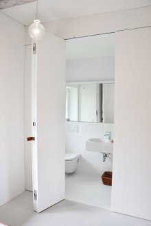 Studio-Apartment Interieur mit Bad