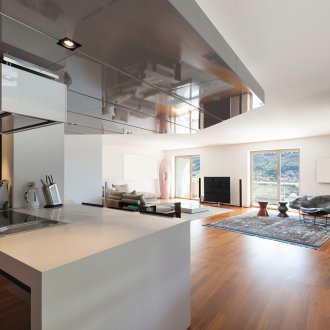 Zoneneinteilung für Studio-Apartments