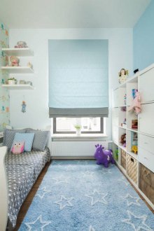 Schmales Babyblau