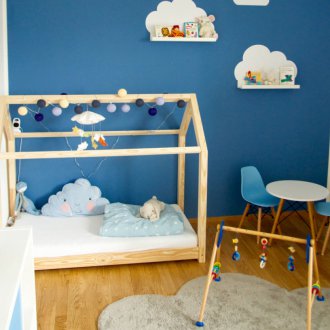 Schmales Babyblau