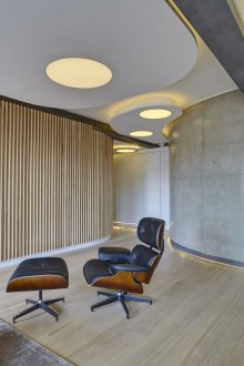 Beton im Inneren des Korridors