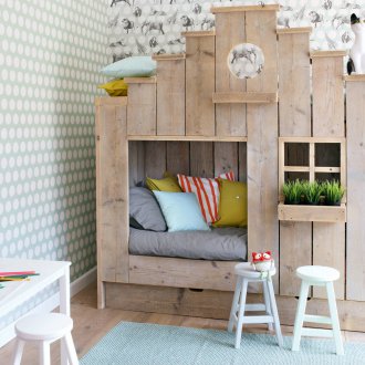 Baby house in a studio apartment