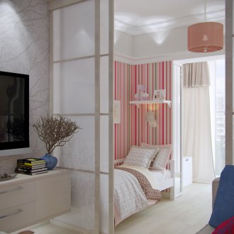 Baby area with doors