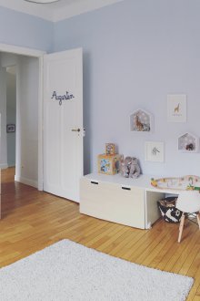 Toys in the living room interior