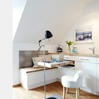 Dachgeschoss kleines Küchendesign