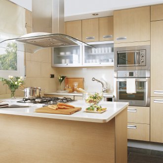 Design einer kleinen Küche MDF