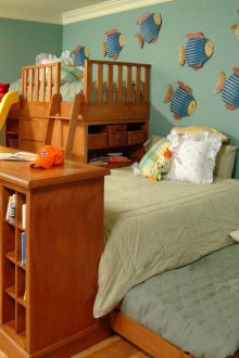 Nursery decor for three children