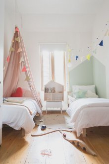 Nursery design for two children