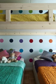 Children's room for three from the massif