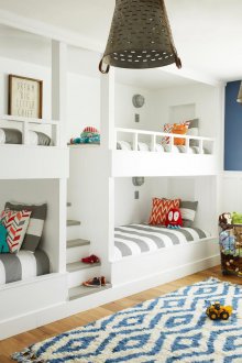 Nursery for three in modern style
