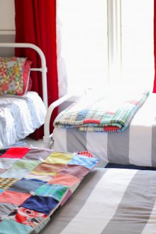 Nursery for three in the style of patchwork