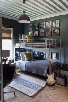 Children's room for three teens
