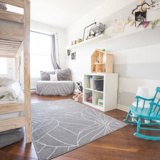 Nursery for three striped
