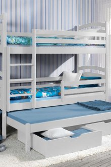 Nursery for three with a sliding bed