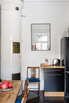Budget repairs in a studio apartment in the kitchen