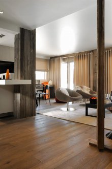 Budget repairs in a one-room apartment from an array