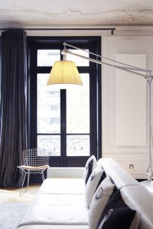 Budget repairs in a studio apartment monochrome