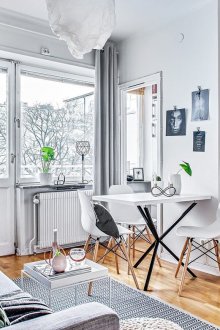 Budget design and repair in a studio apartment