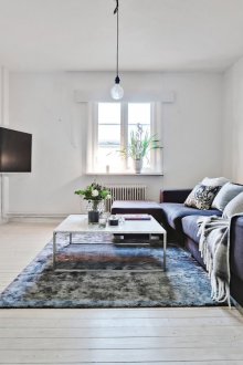 Budget repairs in a studio apartment in the Scandinavian style
