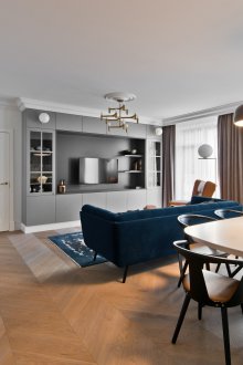 Budget repairs in a studio apartment stylish