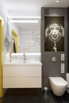 Budget repair of a bathroom in a studio apartment