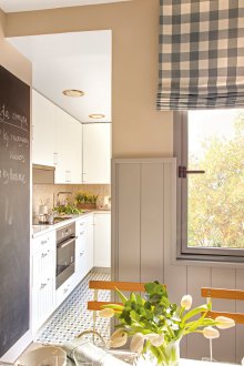 Cucina 9 mq in stile rustico