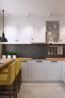 Cucina 9 mq con piano di lavoro