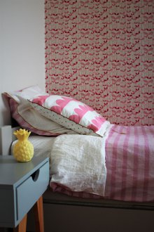 Design della carta da parati rosa