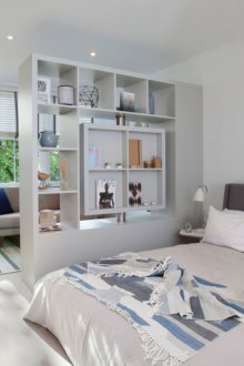 Apartamento estudio blanco