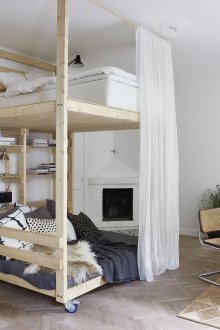 Odnushki interior con dos hijos.