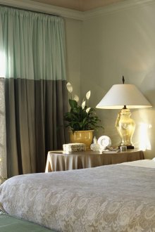 Pequeño dormitorio en la casa