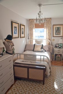 Habitación pequeña de estilo provenzal