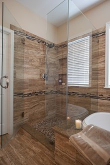 Badezimmer 4 qm mit Rändern