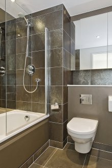Badezimmer Interieur 4 qm