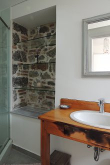 4 m² großes Badezimmer im Landhausstil