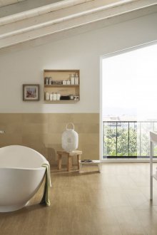 Bej Çatı Katı Banyo